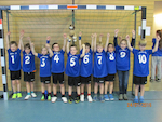 Handball SG Süd/Blumenau Archiv - Die Minis unterstützen die Herren 1