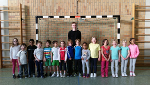 Handball SG Süd/Blumenau Archiv - Grundschulaktionstag 2015 - die SG ist dabei