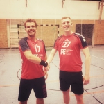 Handball SG Süd/Blumenau Archiv - Echte Freude bei den neuen Positionsrivalen